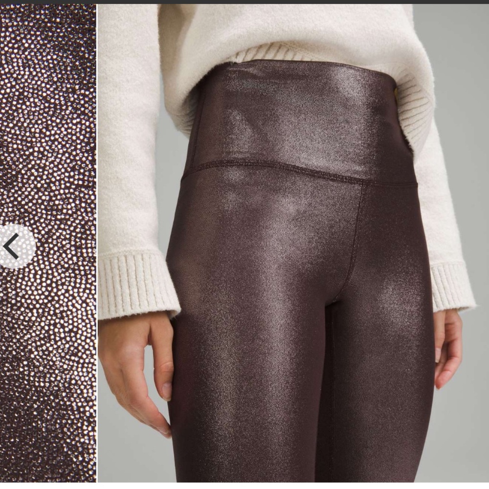 lululemon Align™ Legging Pant 25" *Shine Hi-rise, 25" length Nulu ™ gun metal, 6